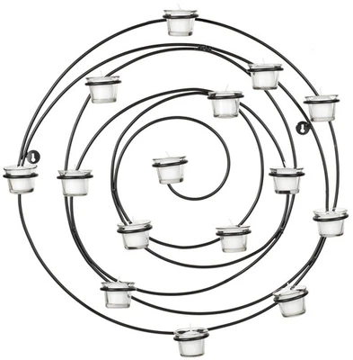 Aplique de pared candelabro espiral florecido colección arte de pared Foto 1 de 3