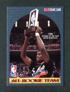 David Robinson All-Rookie Team No Stats on Back Basketball 1990 Hoops Card #NNO - Picture 1 of 2