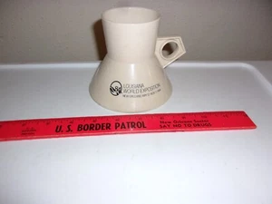 1984 New Orleans World’s Fair Louisiana World Exposition No-Spill Coffee Mug NR - Picture 1 of 3