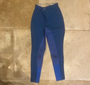 HI PERFORMANCE ELECTRIC BLUE BREECHES LADIES 24 USED UNWORN - Picture 1 of 7