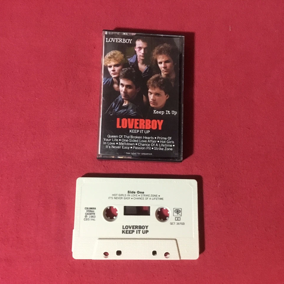  Loverboy – Keep It Up   *1983:Columbia –Cassette QCT 38703 (EX) copy - Image 1 of 3