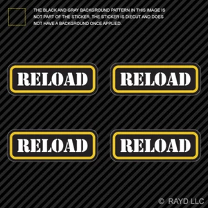 (4x) Reload Ammo Can Sticker Set Decal molon bullet type 2 jacket - Picture 1 of 1
