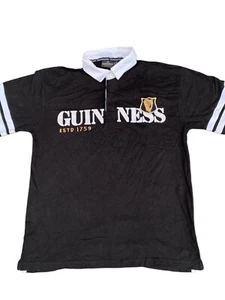 Official Merchandise Guinness Beer Men’s Shirt Size M Embroidered Rugby Polo - Picture 1 of 6