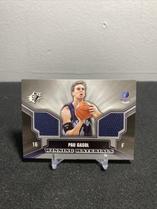 2005-06 SPx Winning Materials Pau Gasol #WM-PG HOF