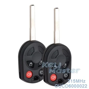 2x Remote Key Fob for Ford C-Max Escape Focus Transit Connect F-350 OUCD600002 - Picture 1 of 4