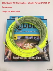 Rudder Fly Fishing Line 100FT Weight Forward 3F 4F 5F 6F 7F 8F welded loops - Picture 1 of 3