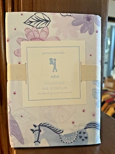 Pottery Barn Horse pillowcase Unicorn Princess Holiday flower School kid o - Picture 1 of 5