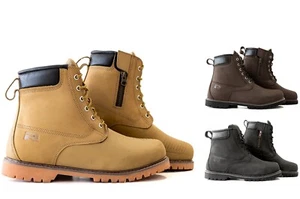 Botas Richa Calgary Marrones/Negras/Bronceadas 100% Cuero Impermeables para Motocicleta/Scooter - Imagen 1 de 5