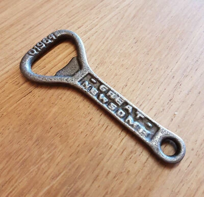 Cast Iron Antique Retro Style Hand Held Bottle Opener - Great Newsome Brewery - Image 1 of 2