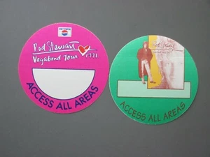 Rod Stewart Backstage Pass Satin Sticker ZWEI Vagabond Tour OTTO! - Bild 1 von 1