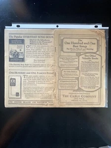 One Hundred and One Best Songs 45th Edition Book Sheet Music Piano 101 Cable Co. - Picture 1 of 3