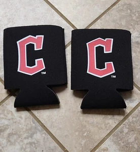 2 (Lot) CLEVELAND Indians Guardians Koozie CAN Holders - Picture 1 of 1