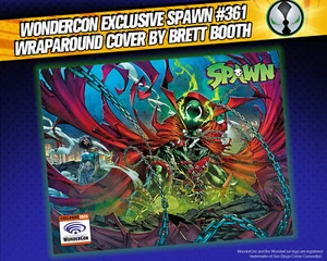 Spawn #361 WonderCon Exclusive Brett Booth Cover Variant Sold Out NM LE 1300 - Picture 1 of 1