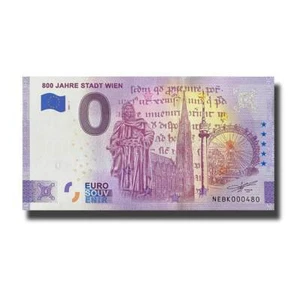 Billet Euro Souvenir NEBK 2021-1 Austria 800 Jahre Stadt Wien - Imagen 1 de 1