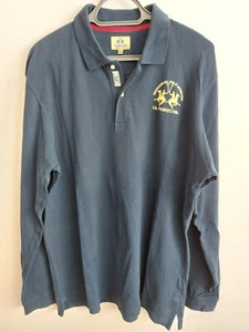 CAMISA POLO GRUESA LA MARTINA HOMBRE XXXL 3XL AZUL MARINO USADA MUY BUEN ESTADO - Imagen 1 de 19