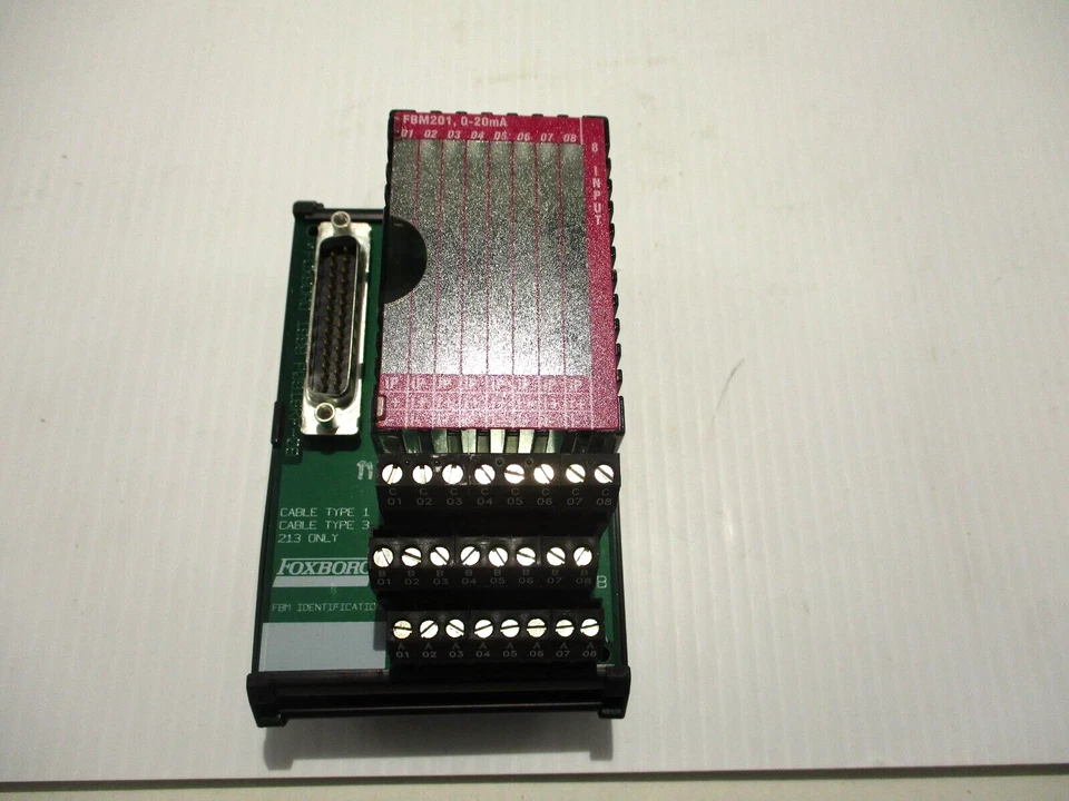 NEW FOXBORO P0916AA-0C COMPRESSION FIELD TERMINAL ASSEMBLY RY1036 FBM201 - Image 1 of 1