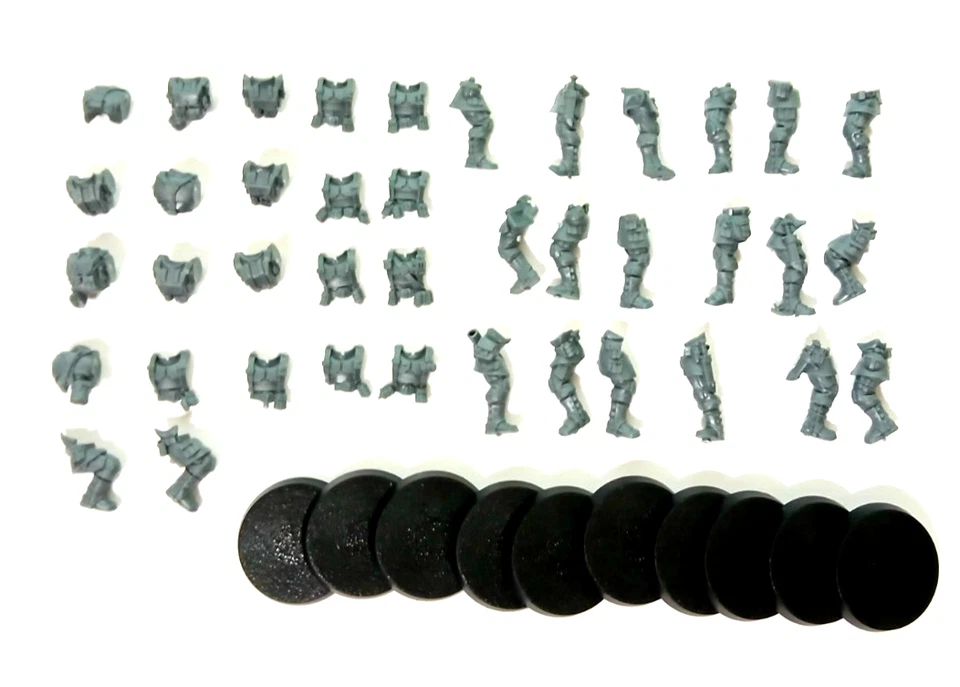 40k Imperial Guard Cadian Shock Troops Legs and Torso Bits x10 - Image 1 of 1