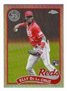 2024 Topps Chrome - 1989 Topps Baseball Elly De La Cruz #89CB-11 (RC) - Picture 1 of 1