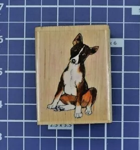 Eso es todo Ella Estampada Raza de Perro Sello de Goma Basenji F762 Ching '92 - Imagen 1 de 5