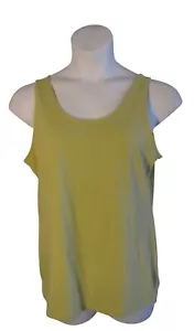 J. Jill 1X gelblich grün perfektes Tank Strick Tank Top Stretch - Bild 1 von 3