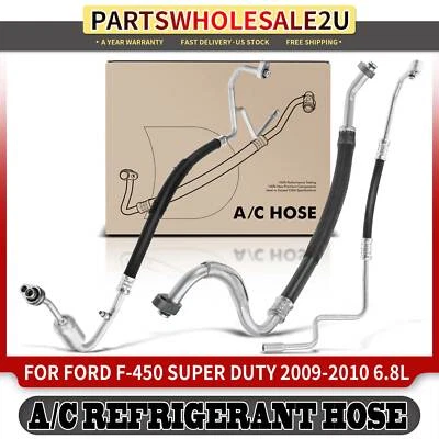 3x Conjunto de línea de líquido y succión y descarga de CA para Ford F-450 Super Duty 09-10 Foto 1 de 4