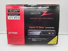 Zenith DTT900 Digital TV Tuner CONVERTER BOX  Remote & Cables Included DTT 900