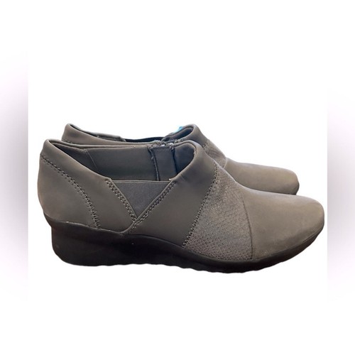 Scarpe mocassino CloudSteppers By Clarks donna Caddell Denali grigio morbido cuscino 8