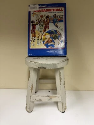 NBA BASKETBALL FOR INTELLIVISION CIB W/ MANUAL, OVERLAYS TESTED MUST @@!! - Image 1 of 3
