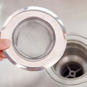 Stainless Steel Bathtub Shower Drain Filter Sink Strainer Stopper Kitchen Tool - Picture 1 of 10