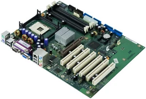 Fujitsu D1567-A22 GS2 PGA478 4x DDR AGP 6x PCI ATX Mainboard - Picture 1 of 2