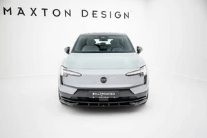 Attacco Anteriore per Volvo EX30 Mk1 Nero Lucido Spoiler Labbro Spoiler Spada - Foto 1 di 7