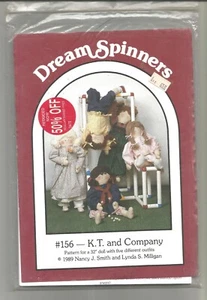 Dream Spinners Nähmuster #156 KT & Company 32" Puppe 5 Outfits ungeschnitten 1980er Jahre - Bild 1 von 2