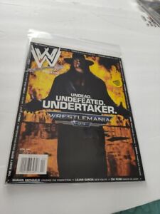 2007 WWE MAGAZINE UNDEAD UNDERTAKER WRESTLEMANIA 23