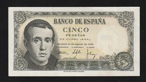 España, 5 Pesetas, 1951, P-140, Billete UNC - Imagen 1 de 2