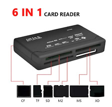 Card Reader USB 2.0 SD Reader Adapter Support TF CF SD Mini SD SDHC MMC MS XD