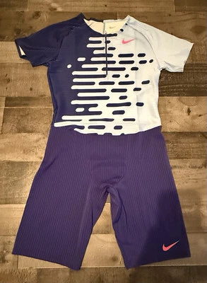 Traje de velocidad Nike Pro Elite 2023 Team azul rosa para hombre talla grande (DR4849-455) Foto 1 de 4