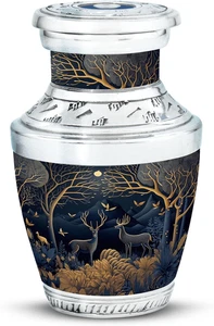Urnas funerarias de ciervo para cenizas humanas adulto hembra - Urna de cremación para hombres - pequeña K - Imagen 1 de 12