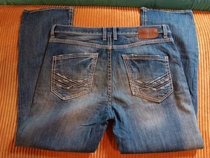 BKE Jeans Herren 36 S x 30 Blau Tyler Straight Leg Stretch Denim Distressed - Bild 1 von 8