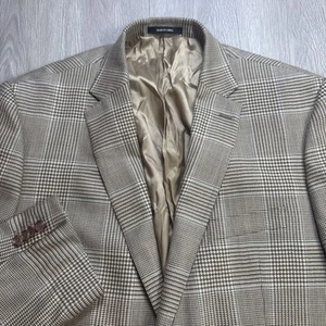 Ralph Lauren Black Label Silk Wool Blazer Sport Coat Jacket Men’s 46R Beige Tan - Picture 1 of 10