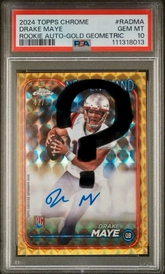 !!️CHASER!!️ДЛЯ 2024 TOPPS ХРОМ RC АВТО ЗОЛОТОЙ GEO /50 PSA 10 **ПРОЧИТАЙТЕ ОПИСАНИЕ ** - Изображение 1 из 2