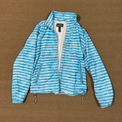 Chaqueta cortavientos mediana Lauren Active Ralph Lauren azul y blanco [M293] Foto 1 de 4
