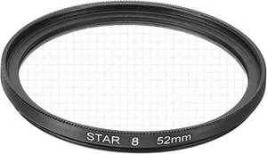 MECCANIXITY 52mm Star Lens Filter, Starburst Filter 8 Points  - Picture 1 of 6