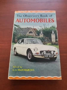 OBSERVER'S Book of Automobiles L. A. Mainwaring 1968 Fourteenth Edition With Ori - Picture 1 of 5