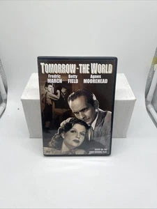 Tomorrow The World (DVD, 2001) Frederic March, Betty Field 1944 - Imagen 1 de 3