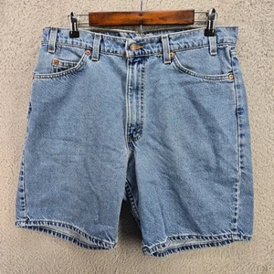 Levis Jean Shorts Mens 36 Blue Vintage 550 Relaxed Fit White Tab Made in USA - Picture 1 of 7
