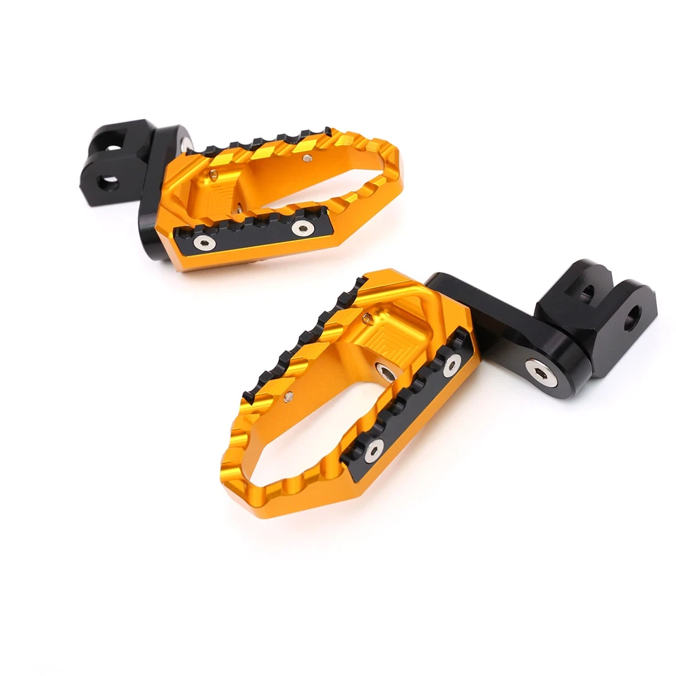40mm Extension TRC Gold Wide Footpegs Gold For Honda CBR1100XX Blackbird 96-07 - Image 1 of 4