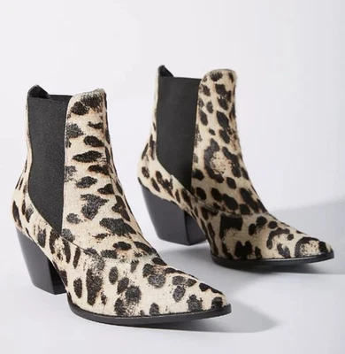 MATISSE ANTHROPOLOGIE MUJER GOLDEN GATE LEOPARD Botines Cuero Talla 7 Foto 1 de 4