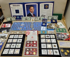HUGE ESTATE SALE LIQUIDATION, Lot's of Silver Coins, Proof Sets, Silver Dollar + - Picture 1 of 24