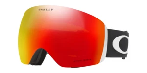 maschera ski snowboard Oakley Flight Deck L matte black prizm torch iridium 7050 - Foto 1 di 4