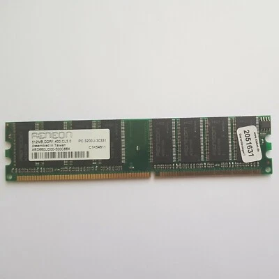 Aeneon 512 MB PC3200U Druckerspeicher 400 MHz DDR2 RAM 184 Pins - Bild 1 von 3